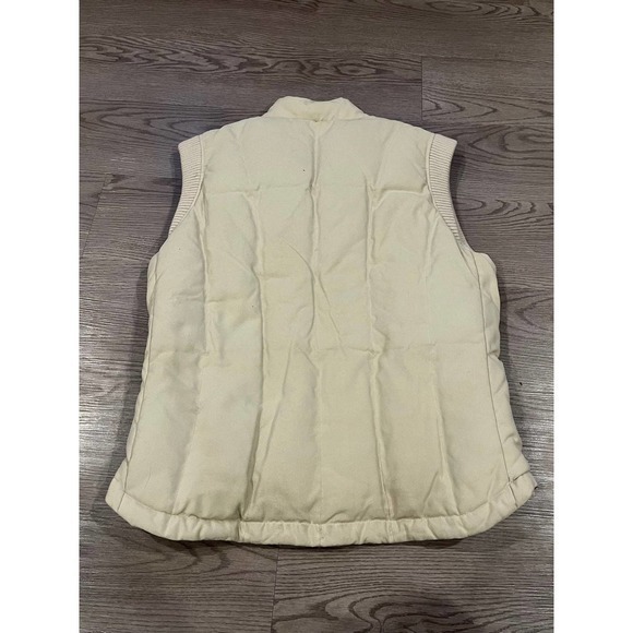 Woolrich womens down vest ecru size small - Picture 3 of 8
